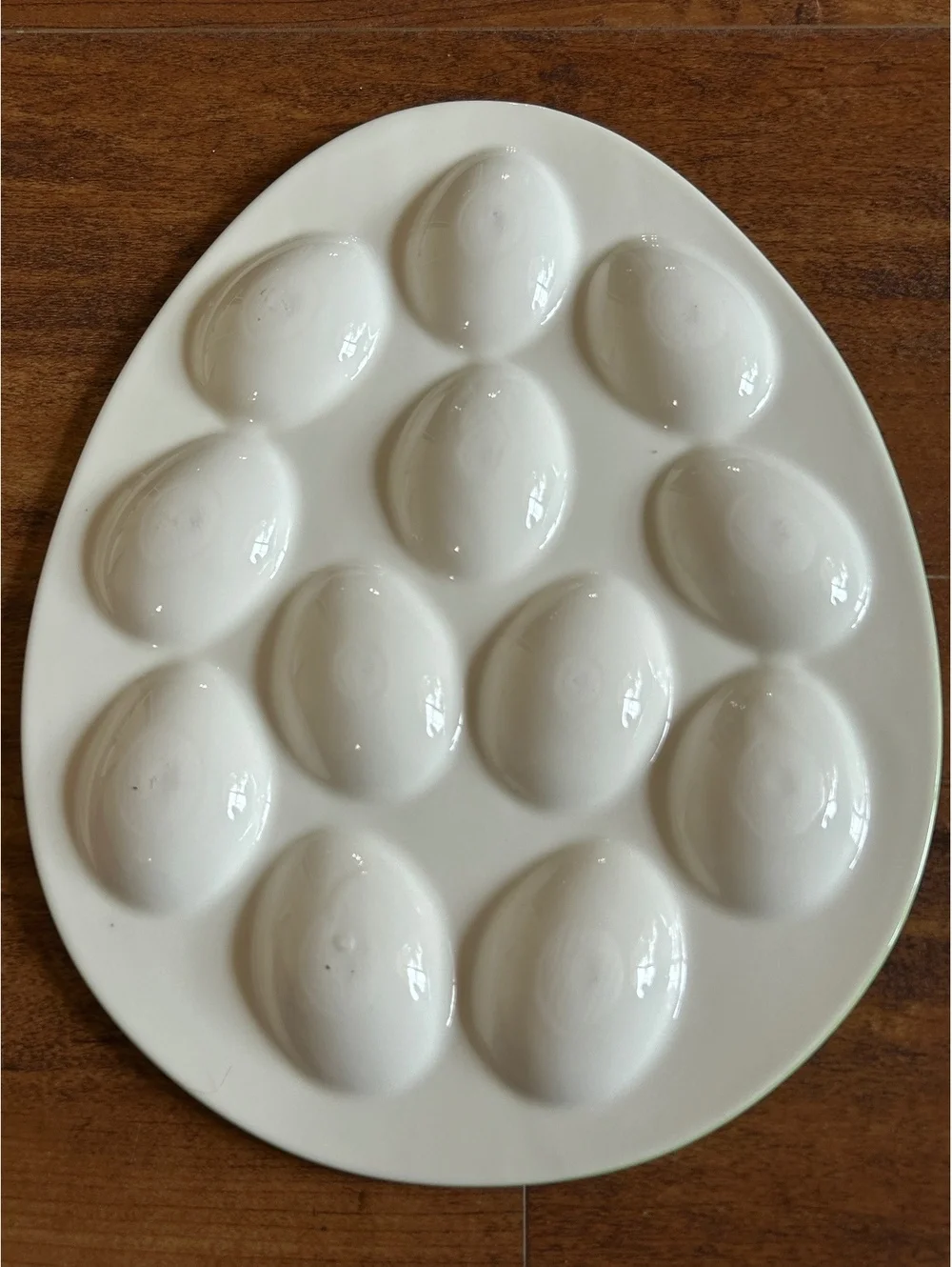 Ceramic Easter Egg Platter Serving Tray